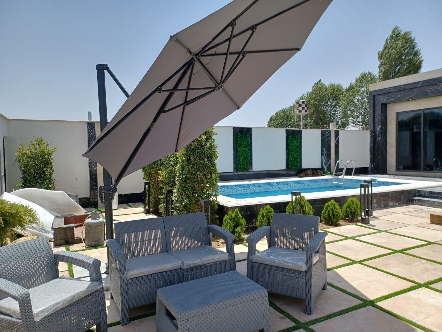 سایه بان/چتر/۳۶۰ درجه /تلسکوپی|میز و صندلی غذاخوری|چهارباغ, |دیوار