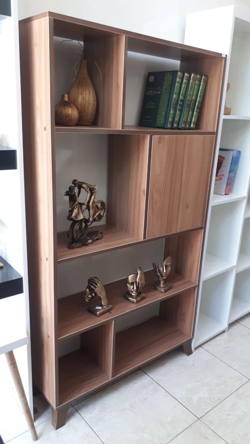 کتابخانه قفسه ویترین دکور مدل فانتزی|کتابخانه، شلف، قفسه‌های دیواری|اصفهان, رهنان|دیوار
