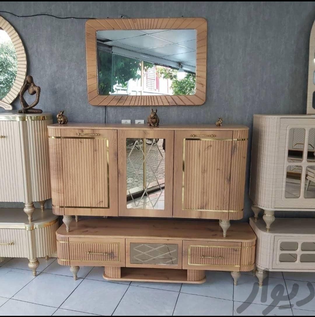 ست اینه کنسول میز تی وی جاکفشی|بوفه، ویترین، کنسول|چهارباغ, |دیوار