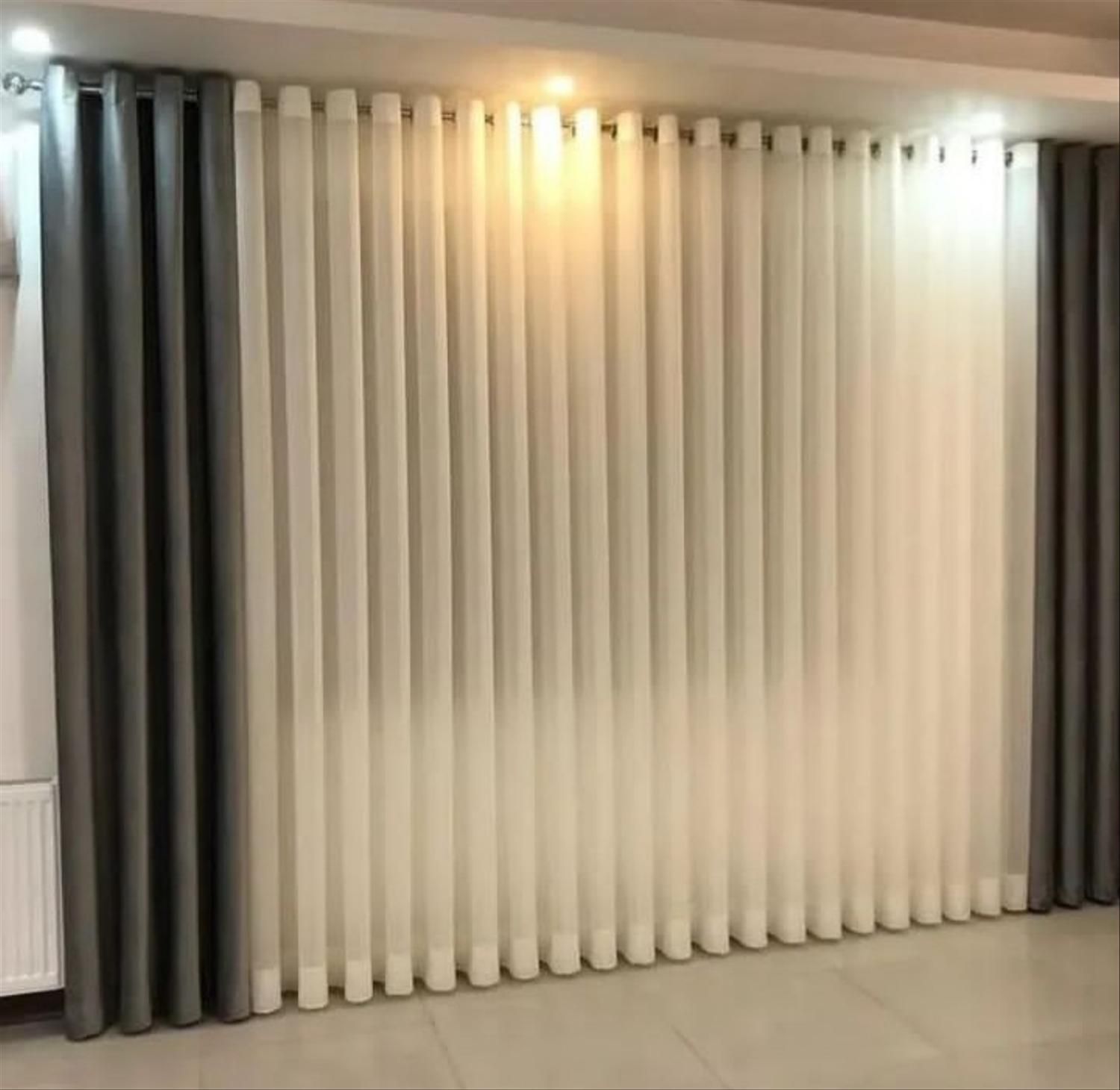 پرده دکور آماده پانچ|پرده، رانر، رومیزی|فولادشهر, مسکن مهر فولادشهر|دیوار