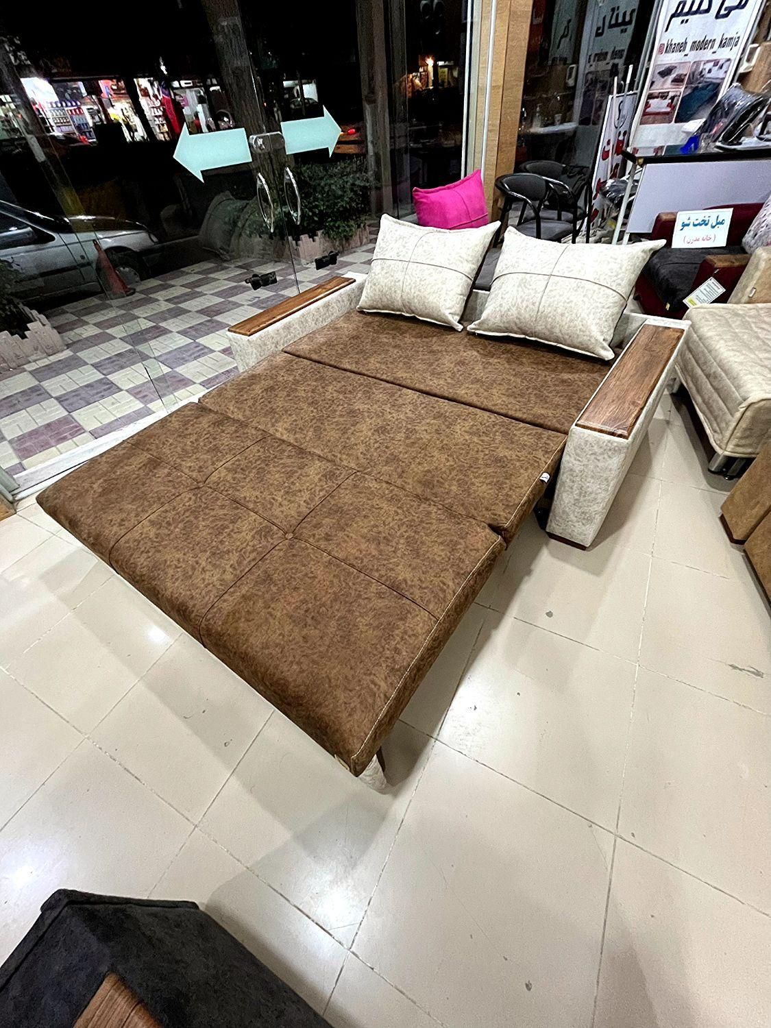 مبل تخت شو دونفره/آسان بازشو/کاناپه تاشو/مبل تک|مبلمان خانگی و میز عسلی|کرمانشاه, |دیوار