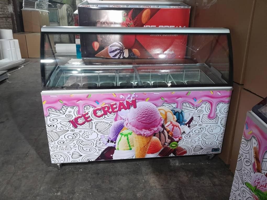 بدنه فالوده،قرمز یخ دربهشت،طلا یخچال،تاپینگ بستنی|فروشگاه و مغازه|کرمانشاه, |دیوار