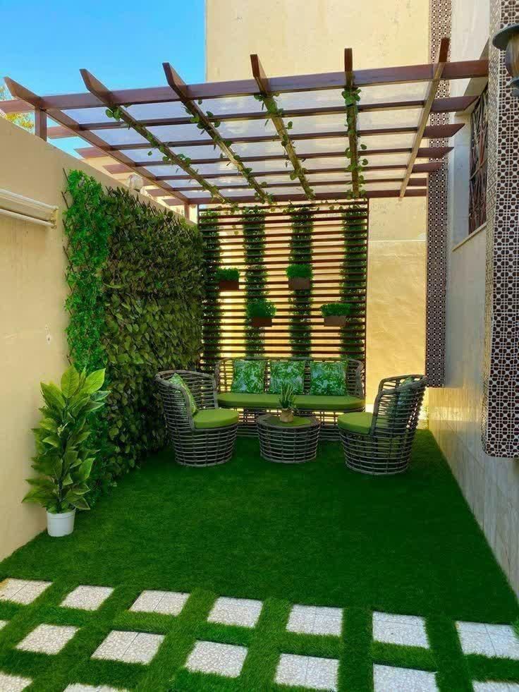 طراحی واجرای روفگاردن پرگولا تاپ  محوطه چمن|مصالح و تجهیزات ساختمان|مشهد, کشاورز|دیوار