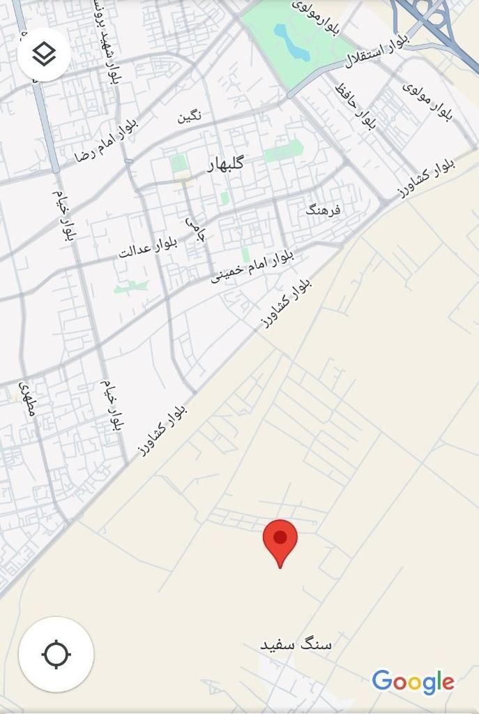 250 متر زمین سنگ سفید گلبهار حاشیه 30 متری|فروش زمین و ملک کلنگی|مشهد, ملک‌آباد|دیوار