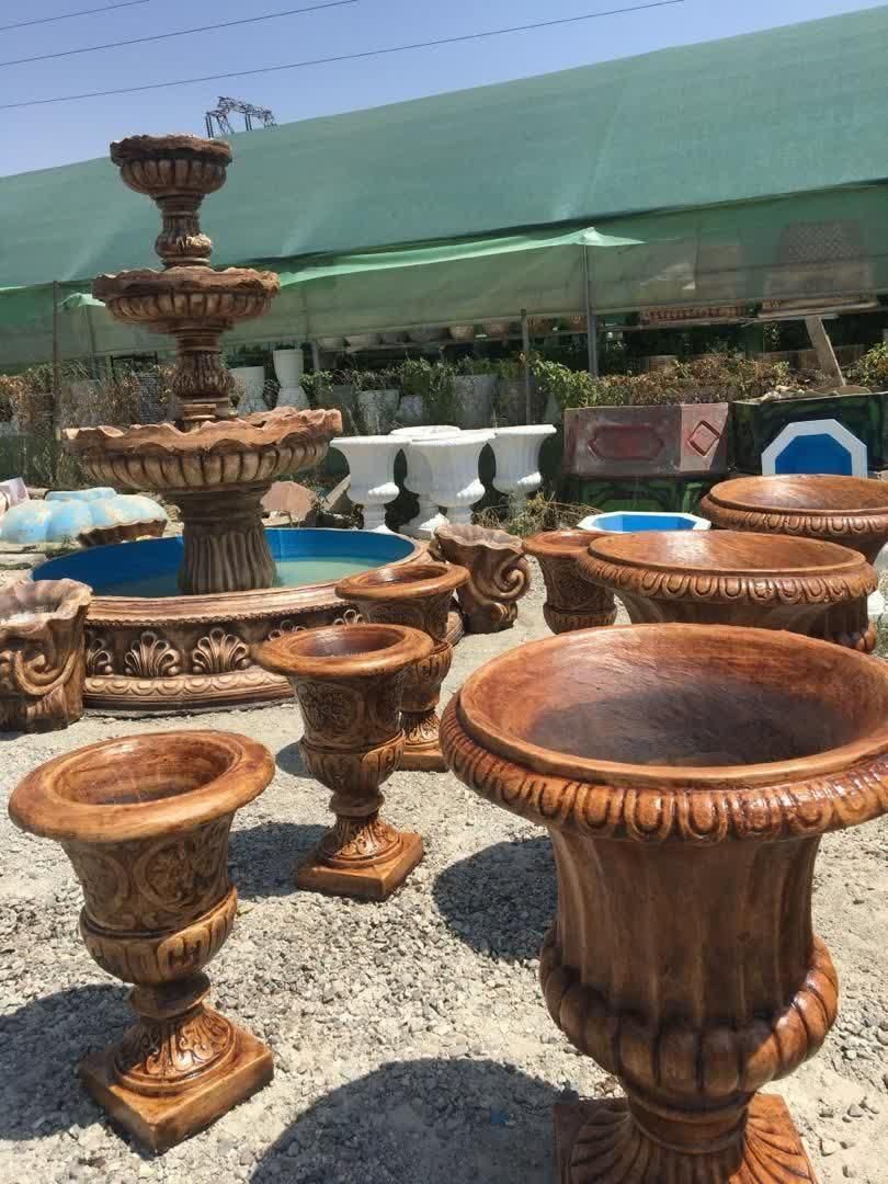 گلدان شیپوری فلاورباکس بتنی آبنما فایبرگلاس حوض|مصالح و تجهیزات ساختمان|تهران, شهرک دانشگاه|دیوار