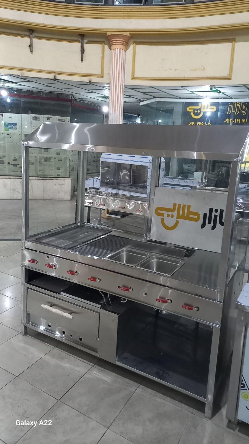 فر سه سرخکن فلافل چدن بزرگ ساندویچی تاپینگ ساندویچ|کافیشاپ و رستوران|تهران, بیسیم|دیوار