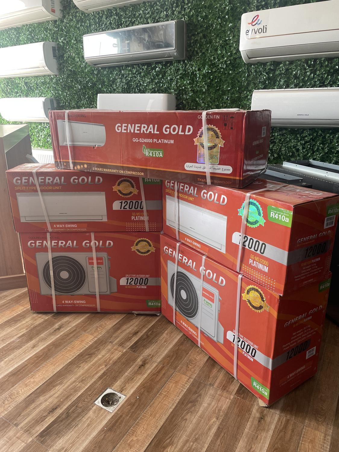 کولر گازی جنرال گلد ۱۸هزار مدلGGS18000PLATIn|کولر گازی و فن‌کوئل|کرج, گوهردشت|دیوار