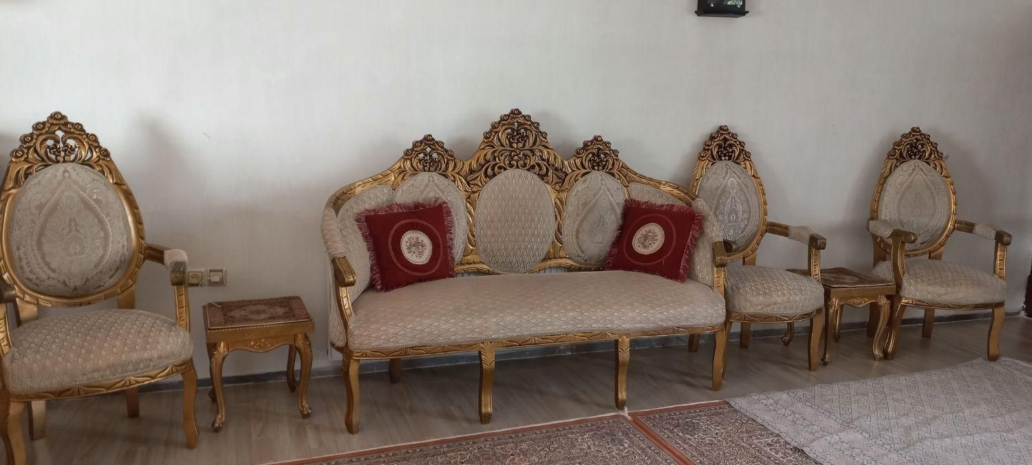 مبلمان سلطنتی ۹نفره|مبلمان خانگی و میز عسلی|سقز, |دیوار