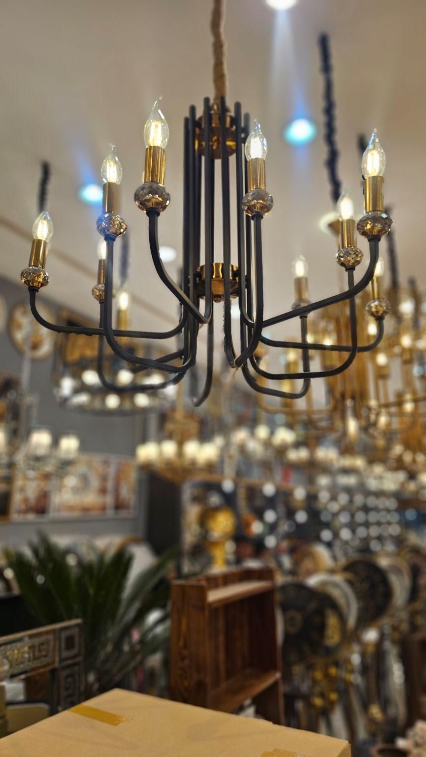 لوستر 12 شعله مدرن شرکتی تهران عمده و تک|لوستر و چراغ آویز|مشهد, آبکوه|دیوار