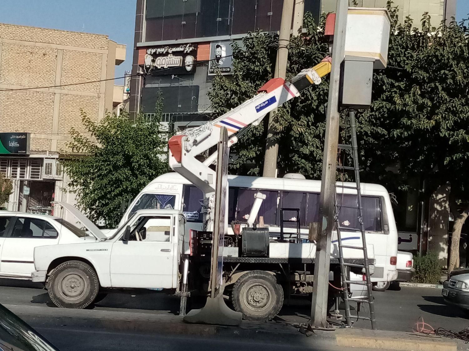 اجاره جرثقیل بالابر نفربر سبد دار نیسان و خاور|خدمات حمل و نقل|اصفهان, ملاصدرا|دیوار