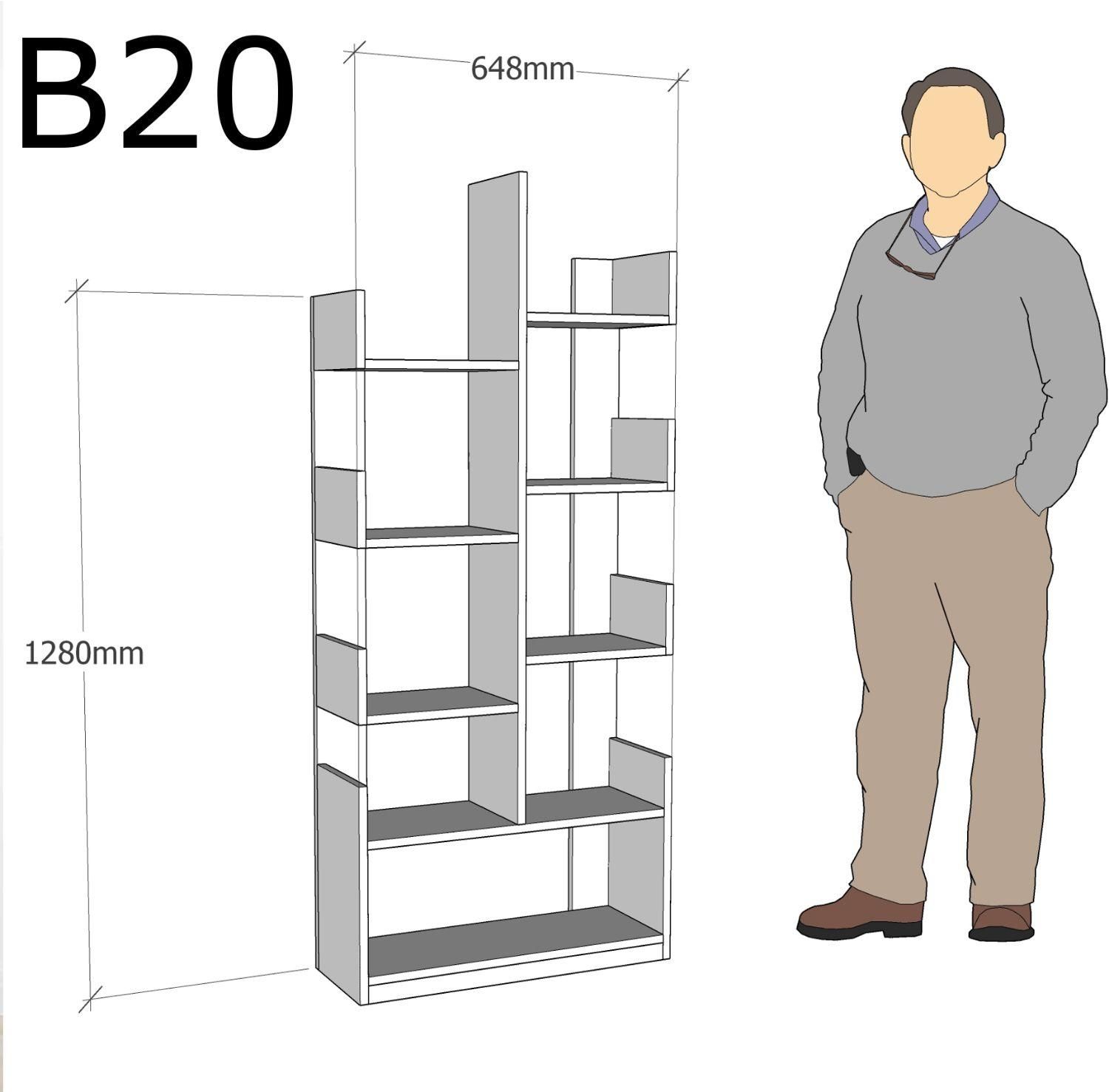 قفسه کتاب و دکوری B20|کتابخانه، شلف، قفسههای دیواری|ارومیه, |دیوار