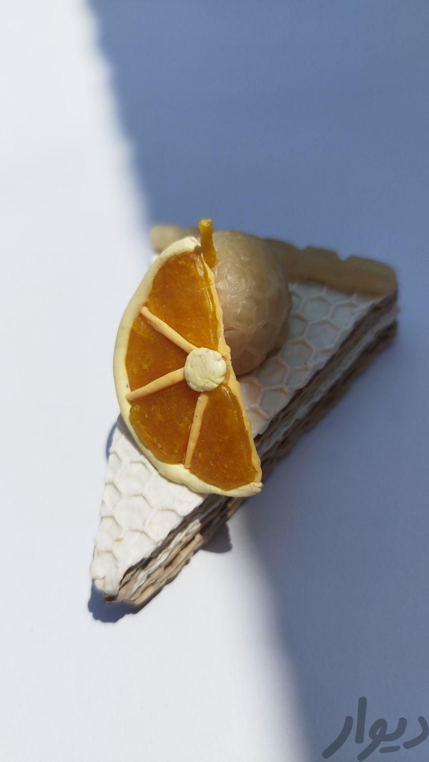 شمع دستساز مدل کیک پرتقالی|صنایع دستی و سایر لوازم تزئینی|تهران, عبدل‌آباد|دیوار