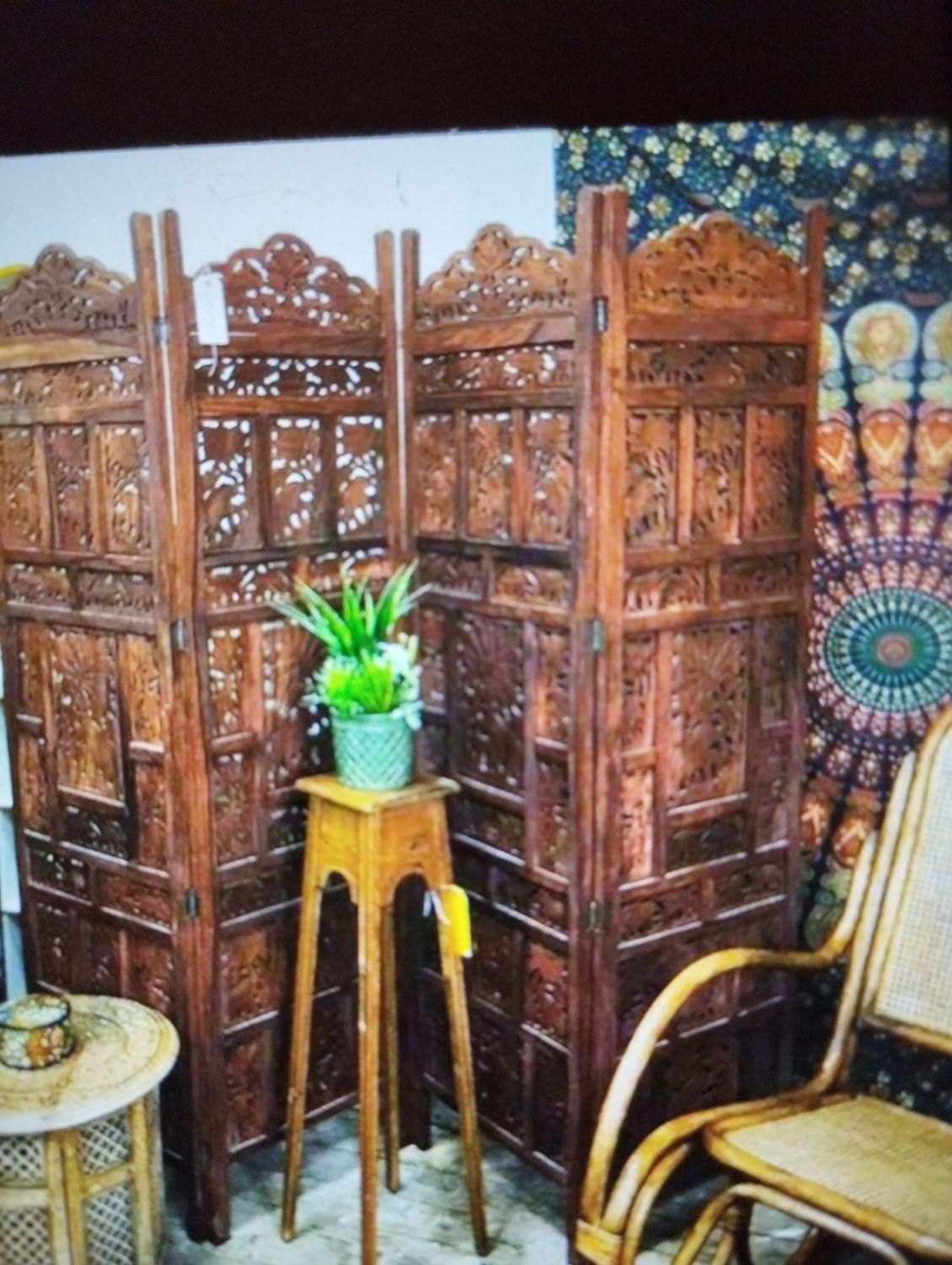 پاراوان (پارتیشن) ۴لنگه پاروان هندی|صنایع دستی و سایر لوازم تزئینی|تبریز, |دیوار