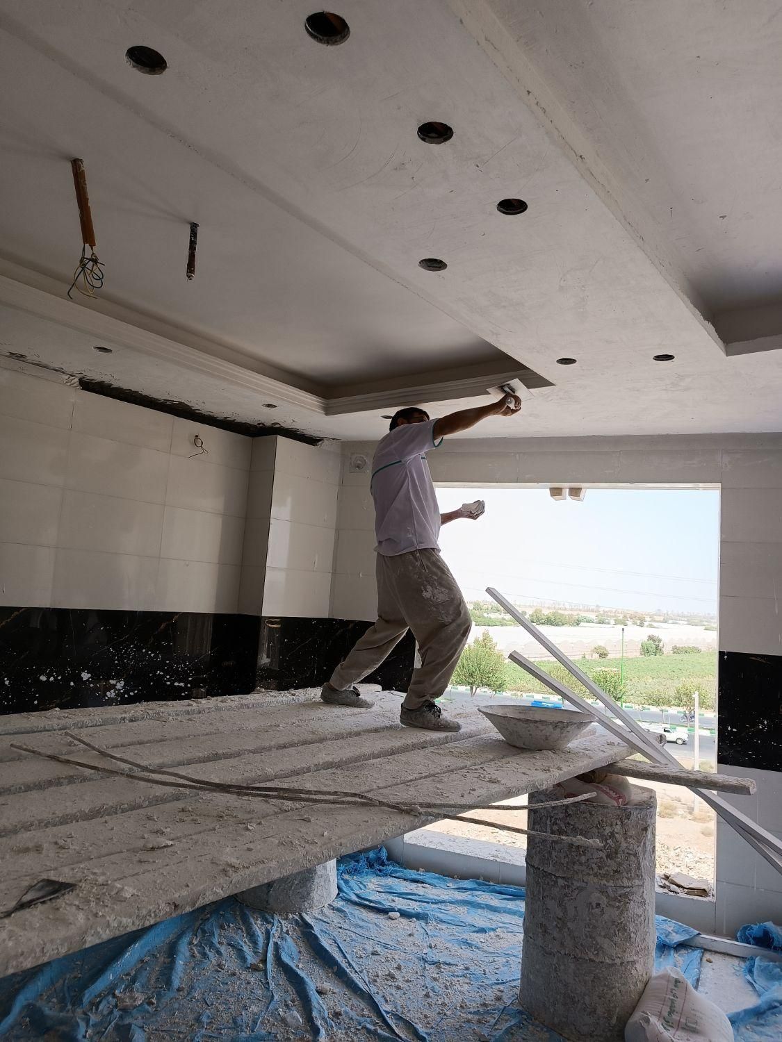 گچکاری لکه گیری ساختمان|خدمات پیشه و مهارت|ورامین, ورامین|دیوار