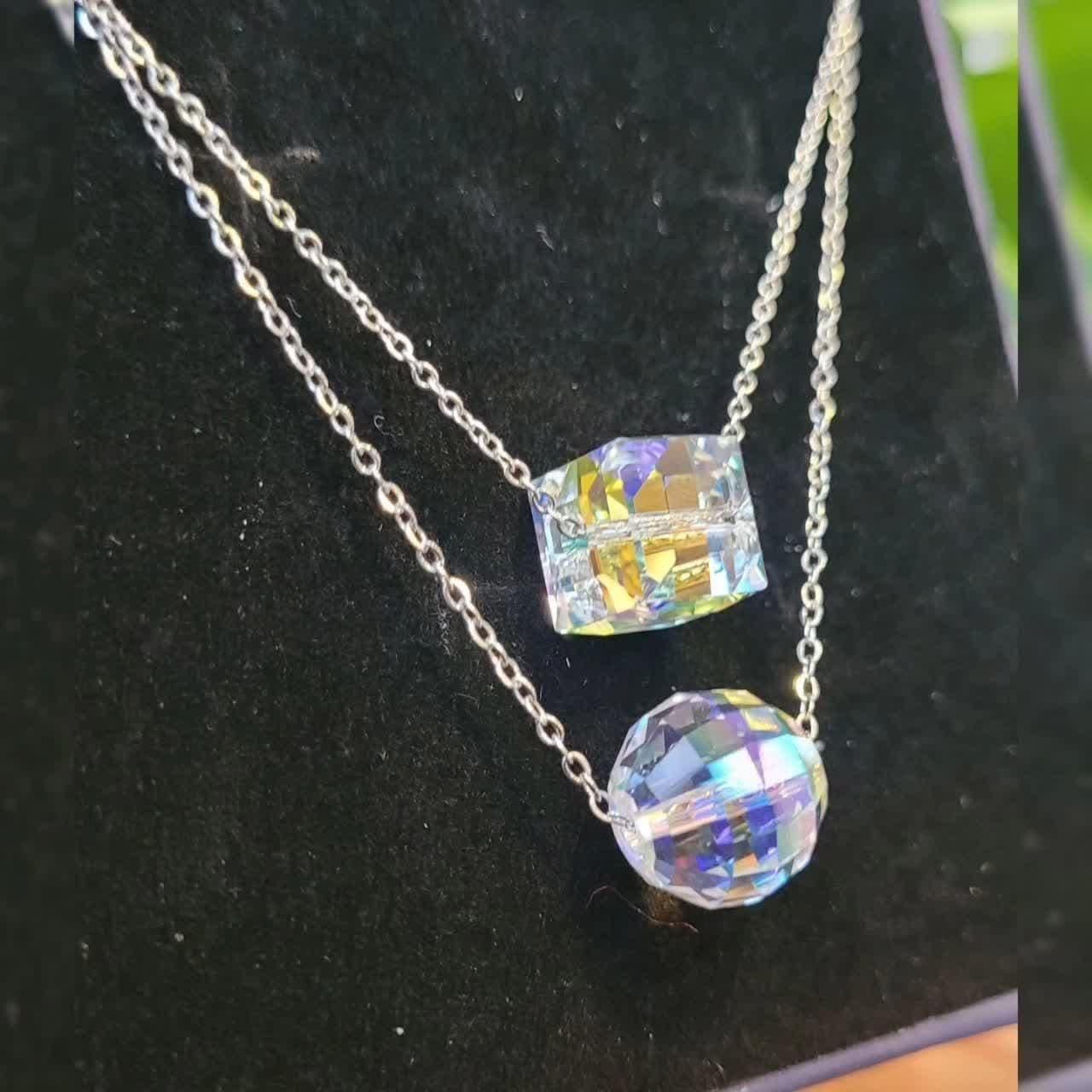 گردنبند مینیمال سواروسکی / SWAROVSKI|بدلیجات|تهران, خاوران|دیوار