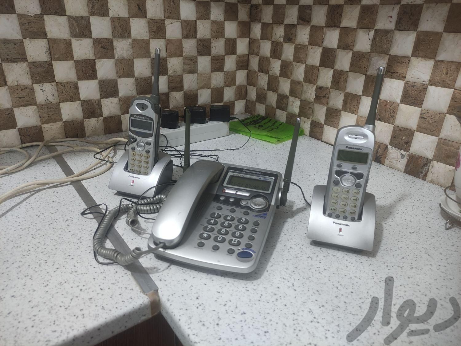 تلفن پاناسونیک مدل PQLV 30016 ZAS|تلفن رومیزی|آبادان, |دیوار