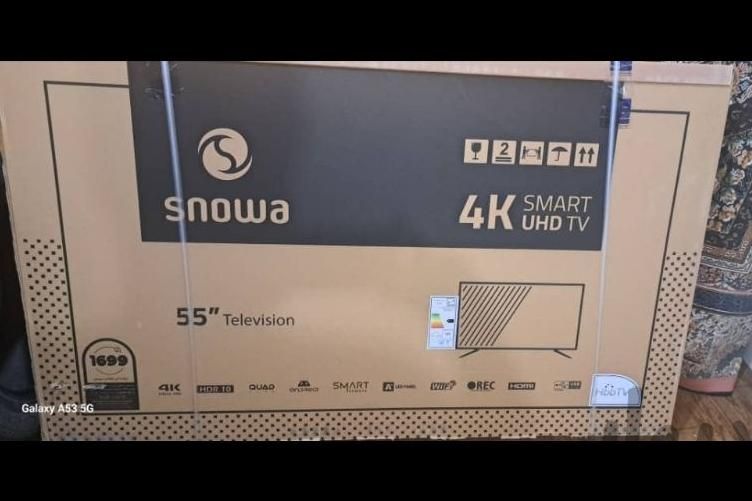 تلوزیون اسنوا ۵۵ اینچ 4k|تلویزیون و پروژکتور|اهواز, زیباشهر|دیوار