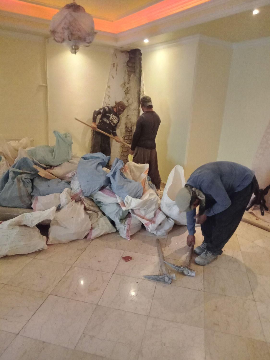 تخریب ساختمان (کلی و جزئ) آرک اوپن دیوار شومینه|خدمات پیشه و مهارت|تهران, جمهوری|دیوار