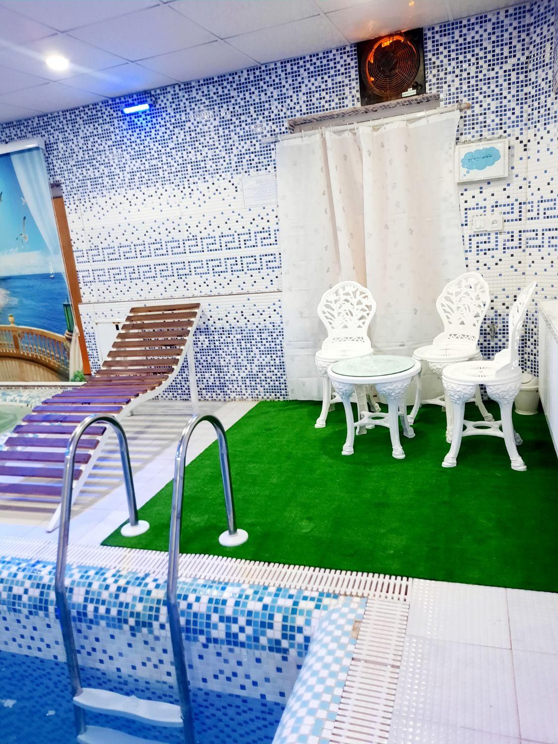 اجاره باغ استخر آبگرم جکوزی دار|اجارهٔ کوتاهمدت ویلا و باغ|گلبهار, شهر جدید گلبهار|دیوار