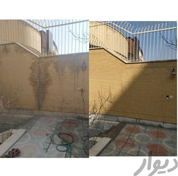 شستشوی نما کفسابی جرمگیری سنگ انواع کف وانما|خدمات نظافت|یزد, |دیوار