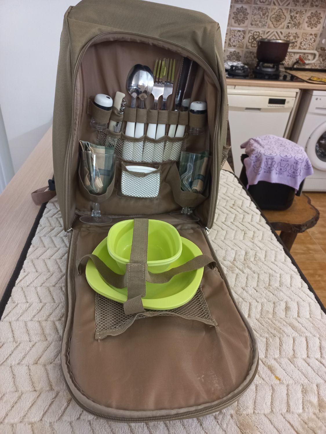 کوله پشتی دونفره دارای محفظه سردوگرم نگه داشتن غذا|کیف، کفش، کمربند|تهران, شهران شمالی|دیوار