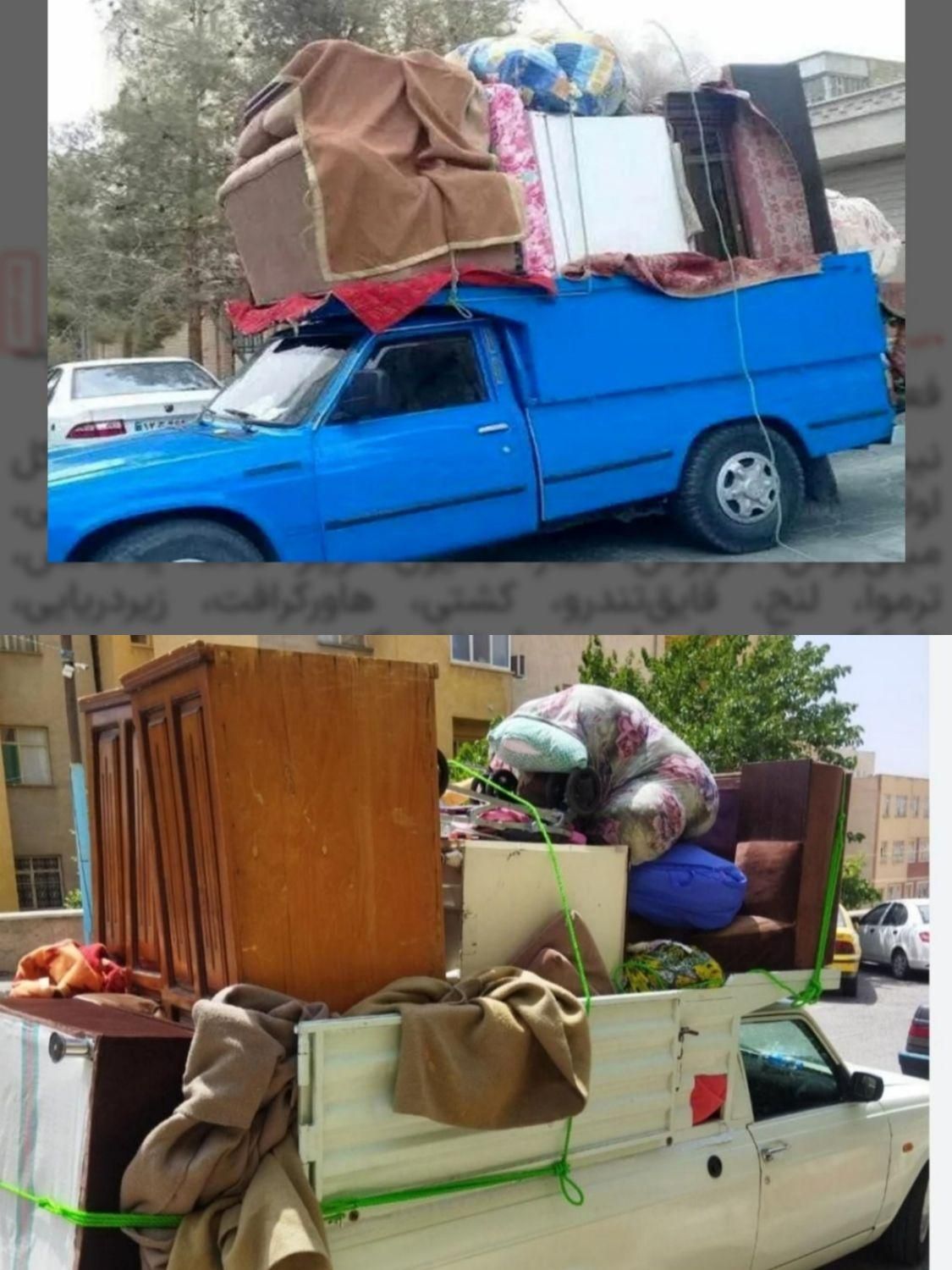 باربری وانت بار وانت تلفنی با کارگر وبدون کارگر|خدمات حمل و نقل|تبریز, |دیوار