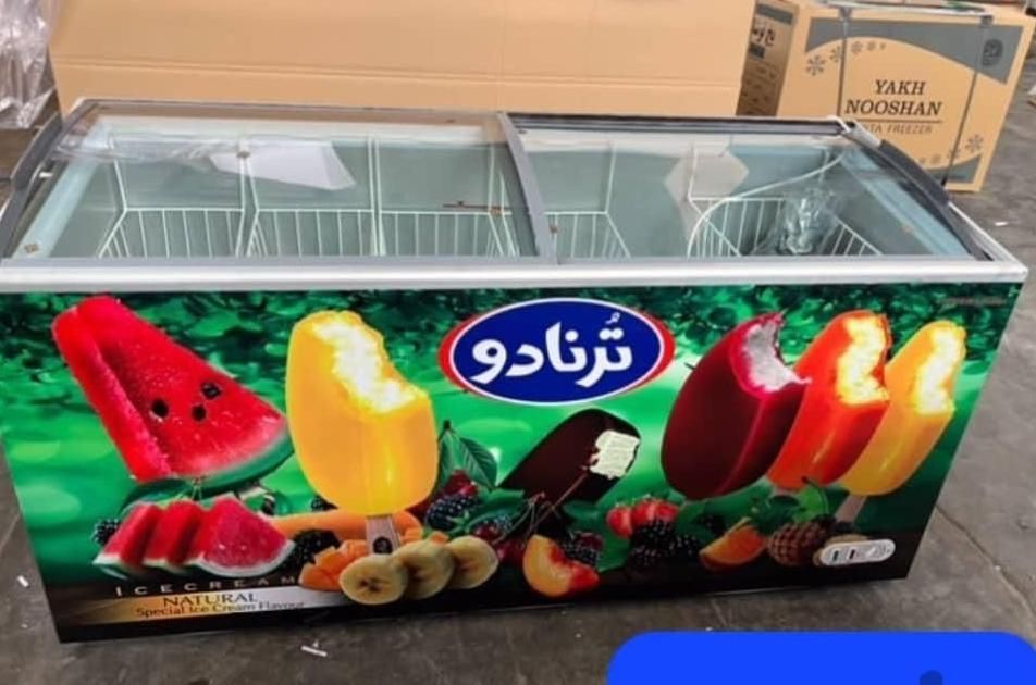 یخچال ویترینی فریزر صندوقی فالوده یخ در یخدر بهشت|فروشگاه و مغازه|اهواز, کوی طلاب|دیوار