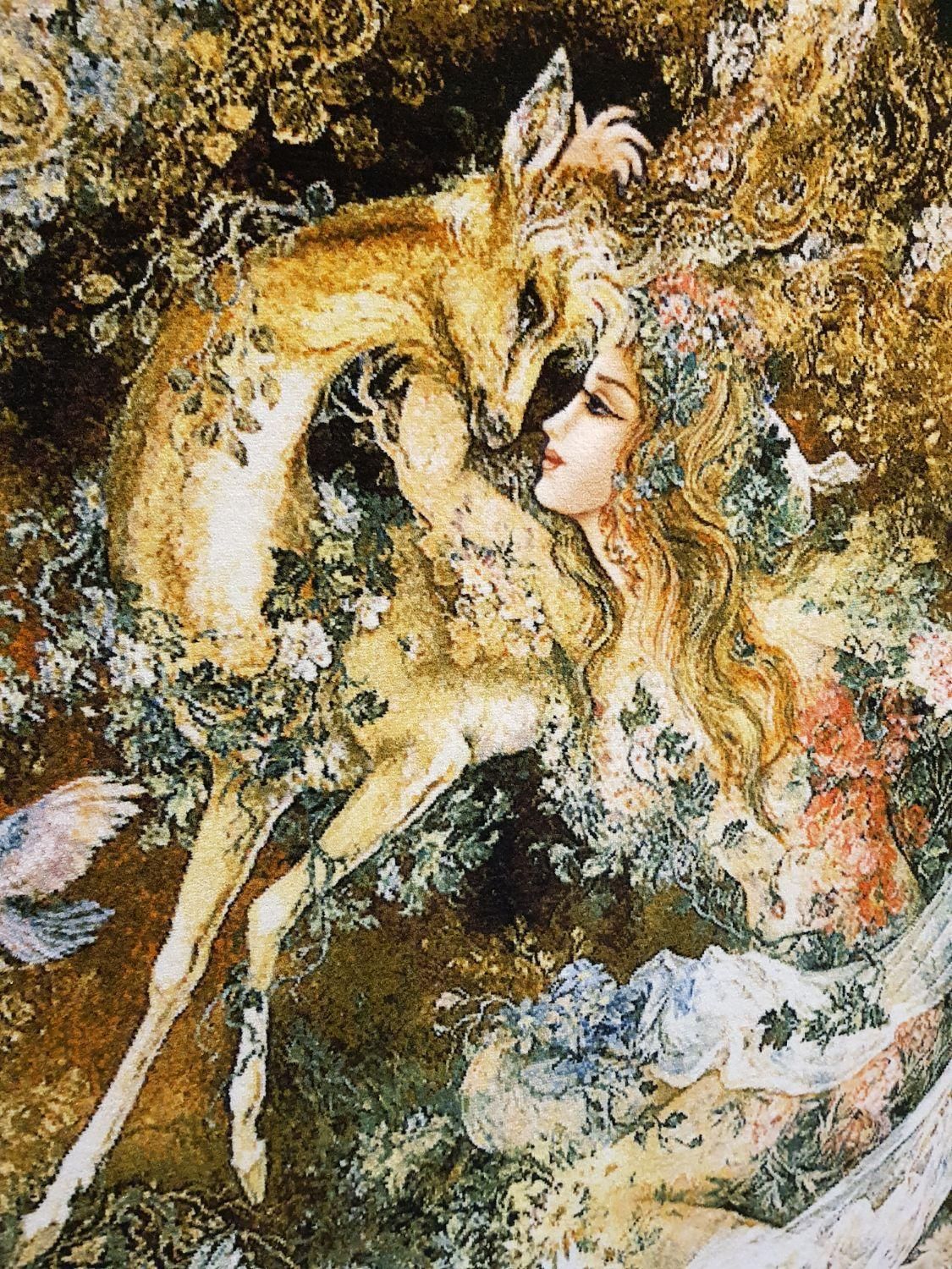 تابلوفرش دستباف تبریز نیاز نوازش طرح استاد فرشچیان|فرش|تهران, بازار|دیوار