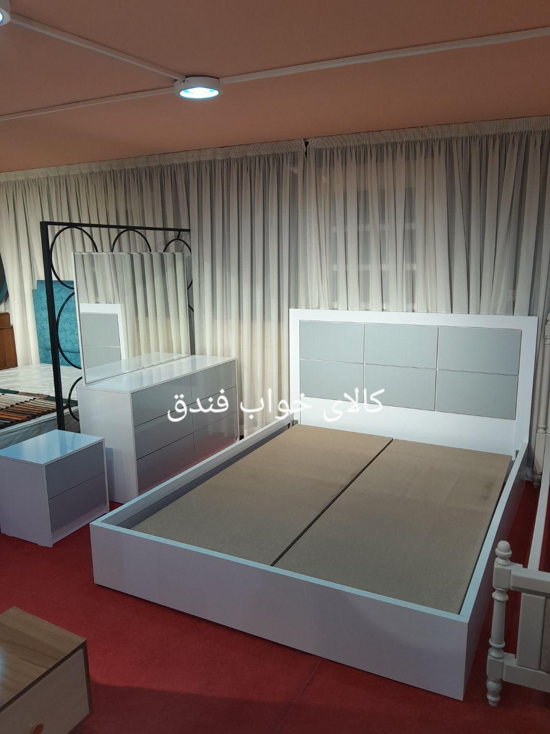 سرویس تختخواب پرتو +تخت+دراور+پاتختی+اینه|تخت و سرویس خواب|مشهد, فرهنگ|دیوار