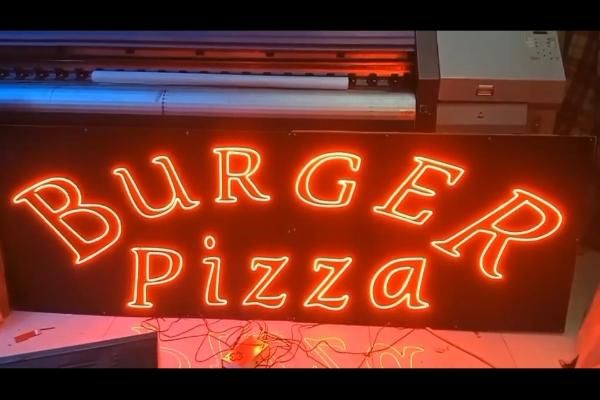 تابلو ال ای دی شکل سوخاری همبرگر و...|فروشگاه و مغازه|اصفهان, عباس‌آباد|دیوار