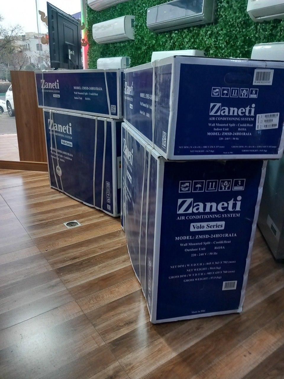 کولر گازی 24000 هزار زانتی مدل ZMSA-24H01RAFB|کولر گازی و فن‌کوئل|کرج, گوهردشت|دیوار