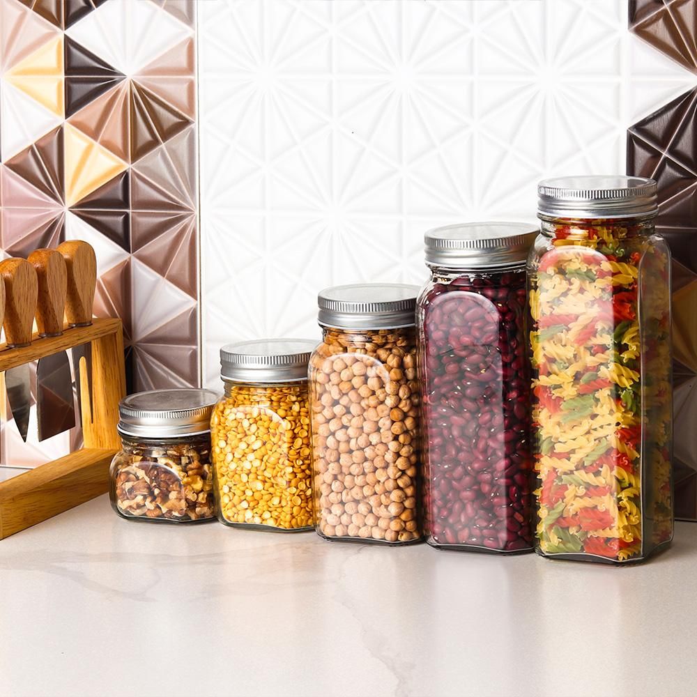 شیشه حبوبات بانکه جا حبوباتی|ظروف نگهدارنده، پلاستیکی، یک‌بارمصرف|قم, امامزاده ابراهیم|دیوار