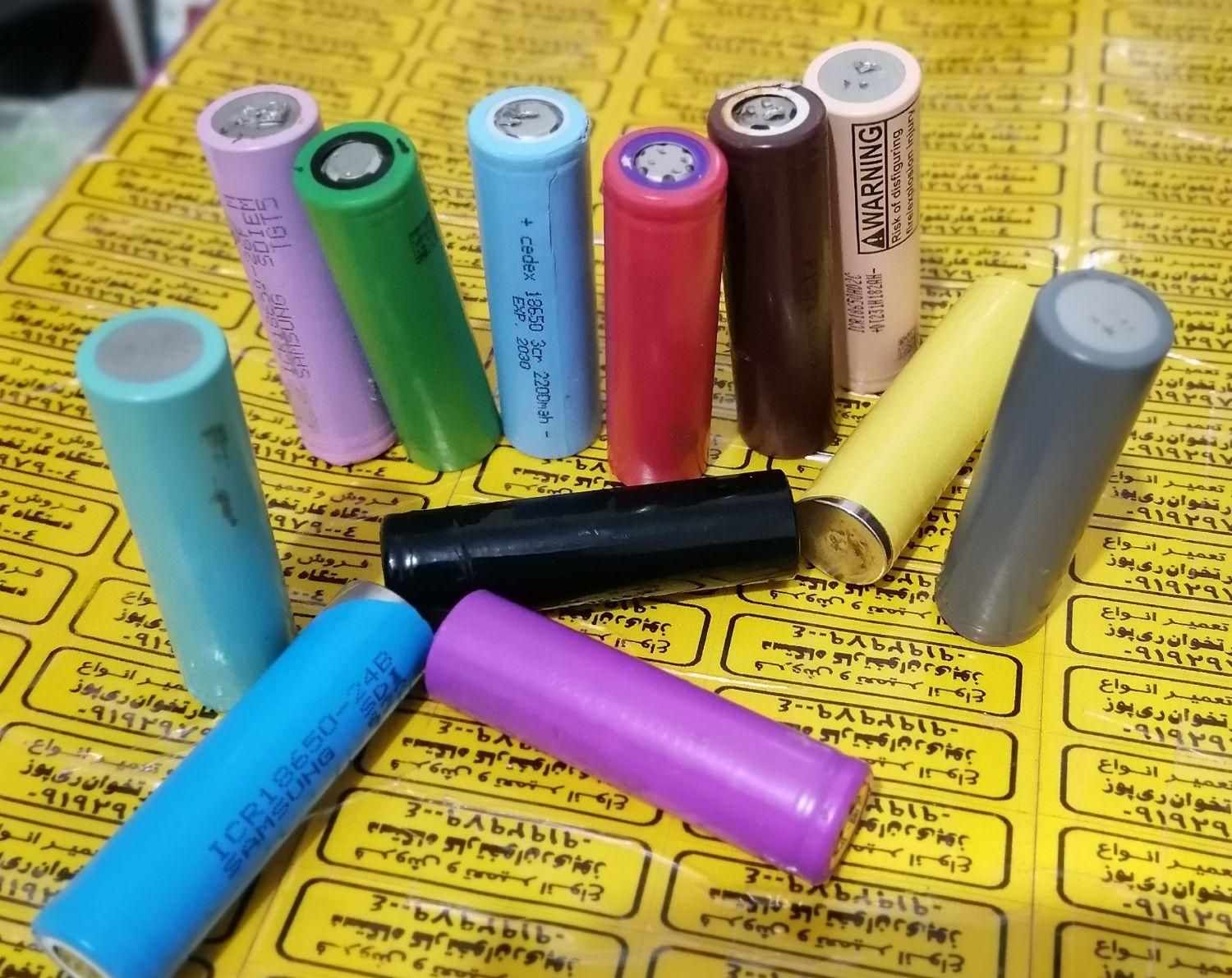 سلول  و انواع مدل باتری کارتخوان با ظرفیت 2600mah|قطعات و لوازم جانبی رایانه|تهران, ابن بابویه|دیوار
