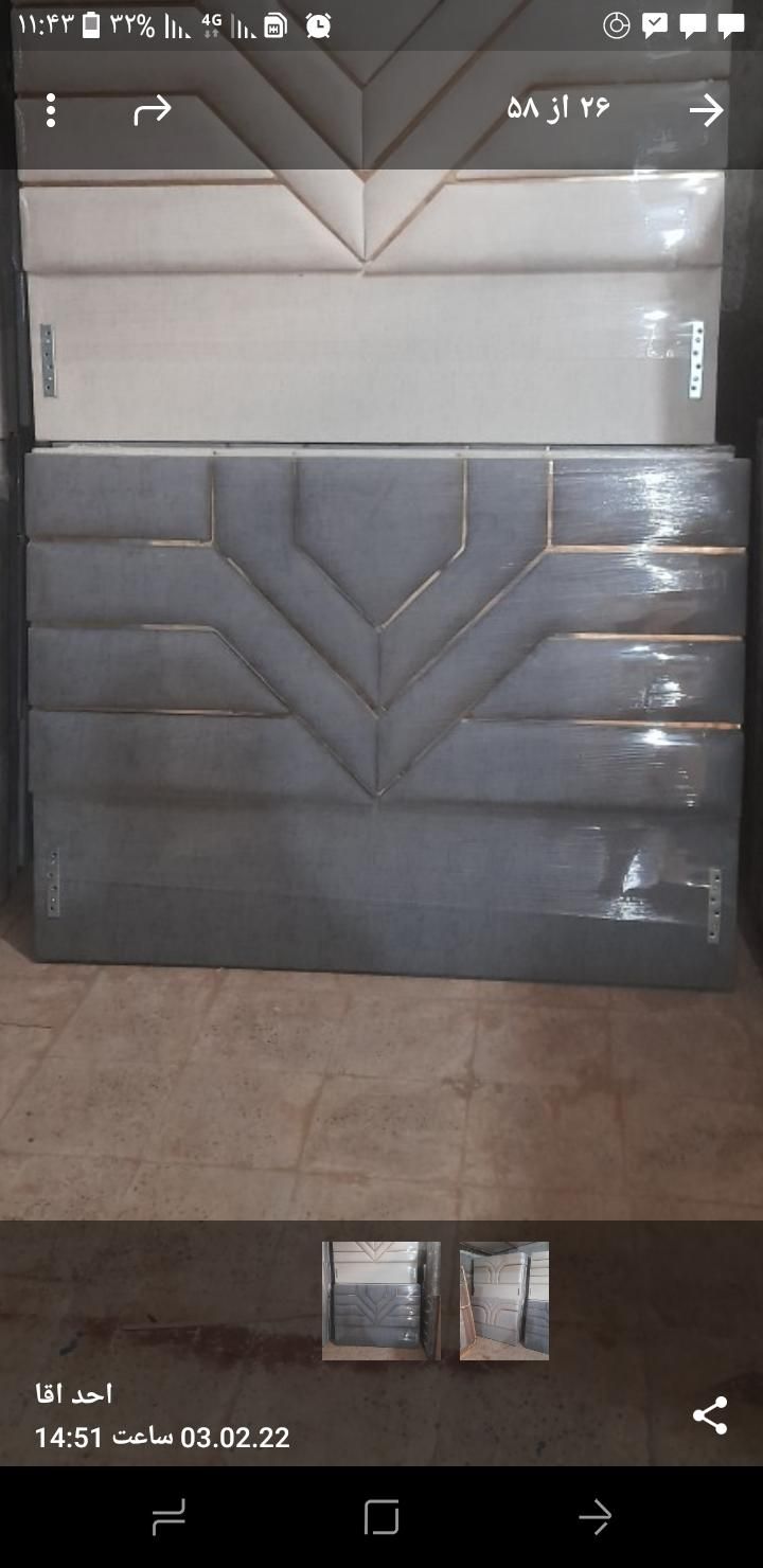 سرویس کامل تخت خواب دونفره و یک نفره ( تولیدی)|تخت و سرویس خواب|اردبیل, |دیوار