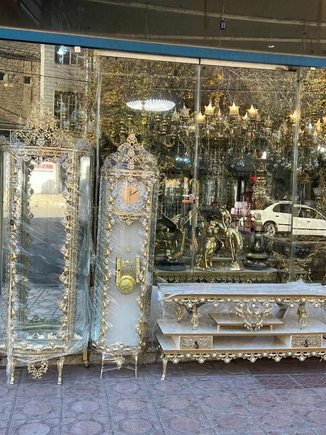 سرویس آفتاب بادمجونی کار جدید برنز برنزی بوفه،ساعت|بوفه، ویترین، کنسول|کرج, حصارک بالا|دیوار