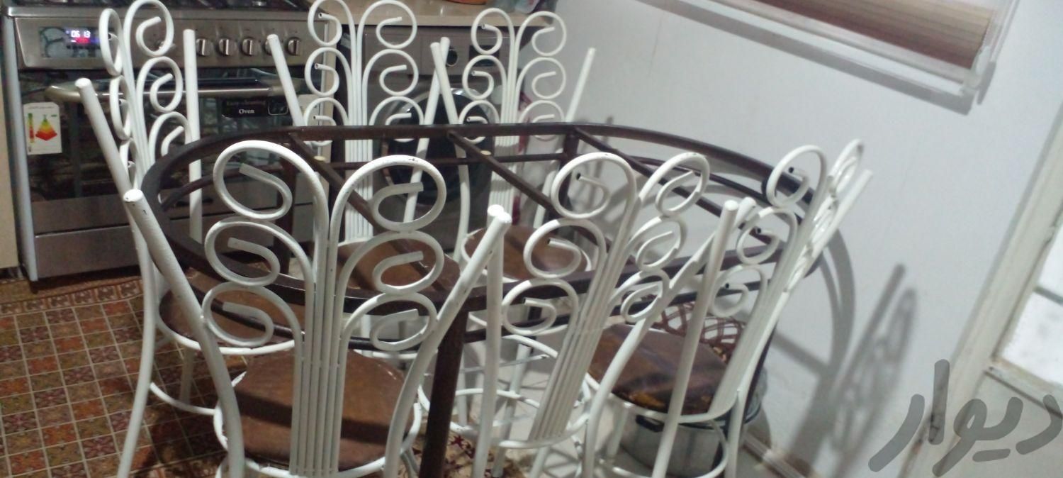 میز نهار خوری فلزی|میز و صندلی غذاخوری|مشهد, سیس‌آباد|دیوار