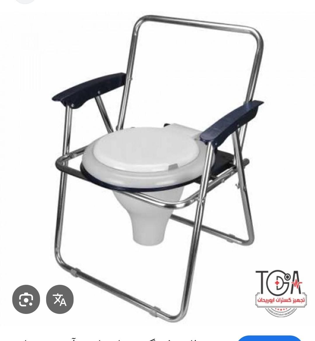 دستشویی فرنگی تاشو مبله دسته دار|لوازم سرویس بهداشتی|زنجان, |دیوار