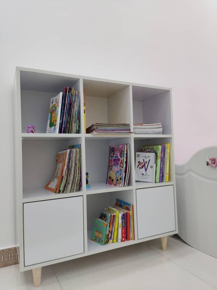 کتابخانه پایه مخروطی درب آرام بند مدل k23|کتابخانه، شلف، قفسه‌های دیواری|رشت, فلسطین|دیوار