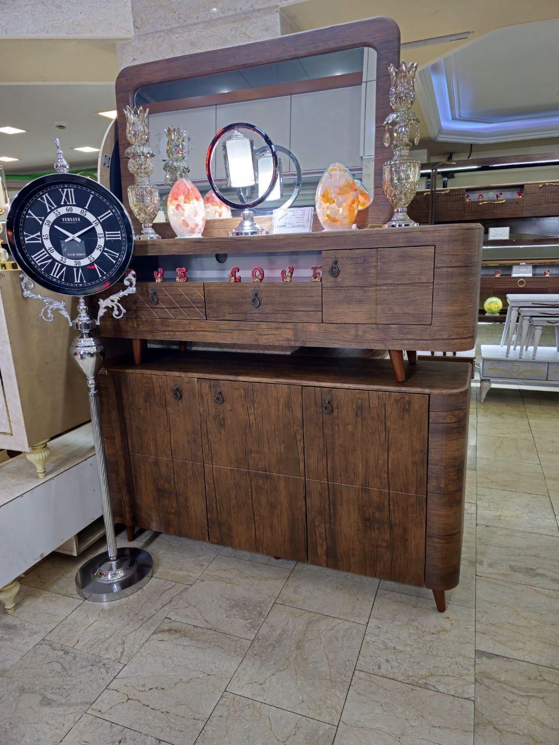 آینه کنسول میز تلوزیون جلومبلی نایس|بوفه، ویترین، کنسول|تبریز, |دیوار