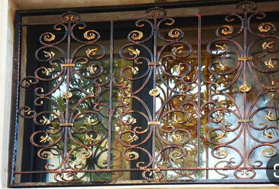 حفاظ پشت پنجره و حفاظ درب  آماده فاز ۱۱.۸.۹.۵|مصالح و تجهیزات ساختمان|پردیس, |دیوار