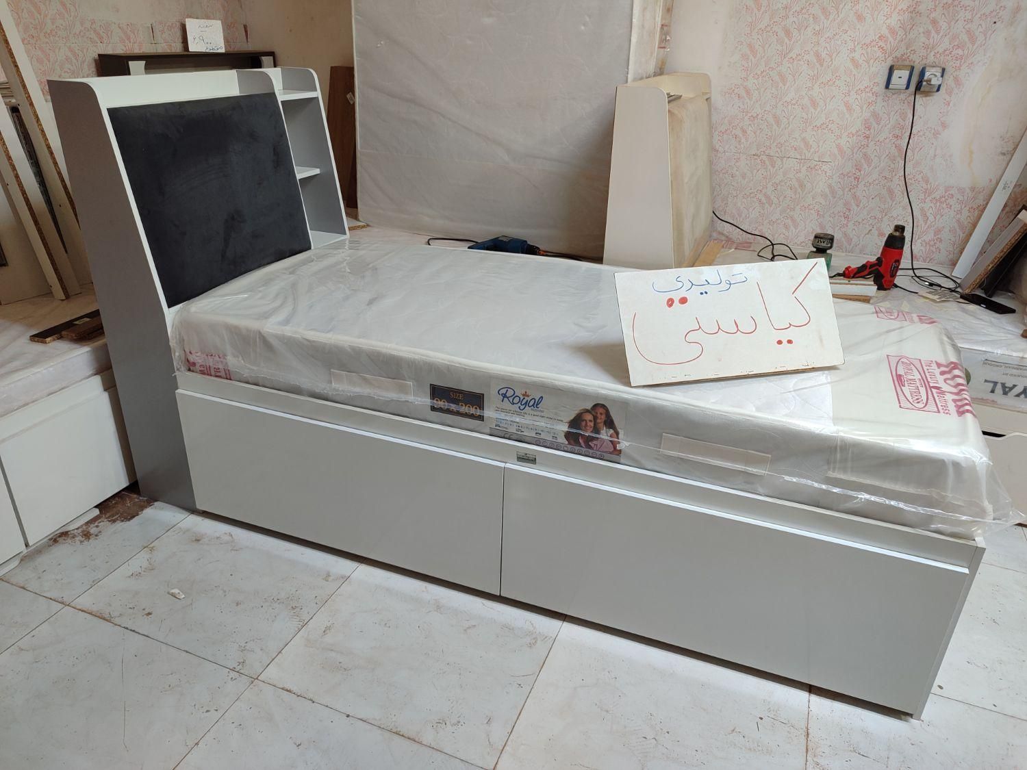 تخت یک نفره تخت  الیزابت|تخت و سرویس خواب|مشهد, گلبرگ شمالی|دیوار