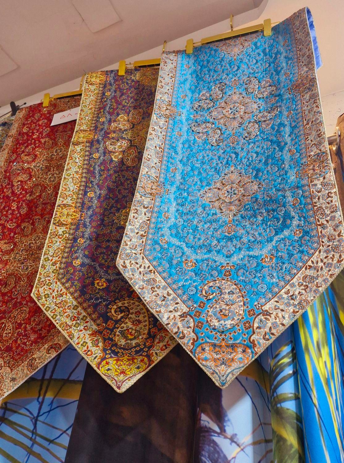 ترمه رومیزی|پرده، رانر، رومیزی|شیراز, بازار|دیوار