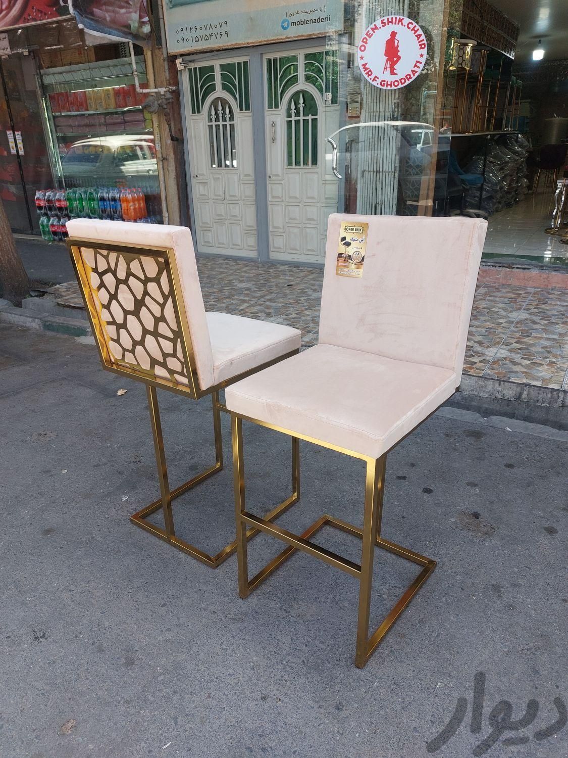 صندلی کانتر اپن مدل سنگی مربع|صندلی و نیمکت|تهران, شهرک ولیعصر|دیوار