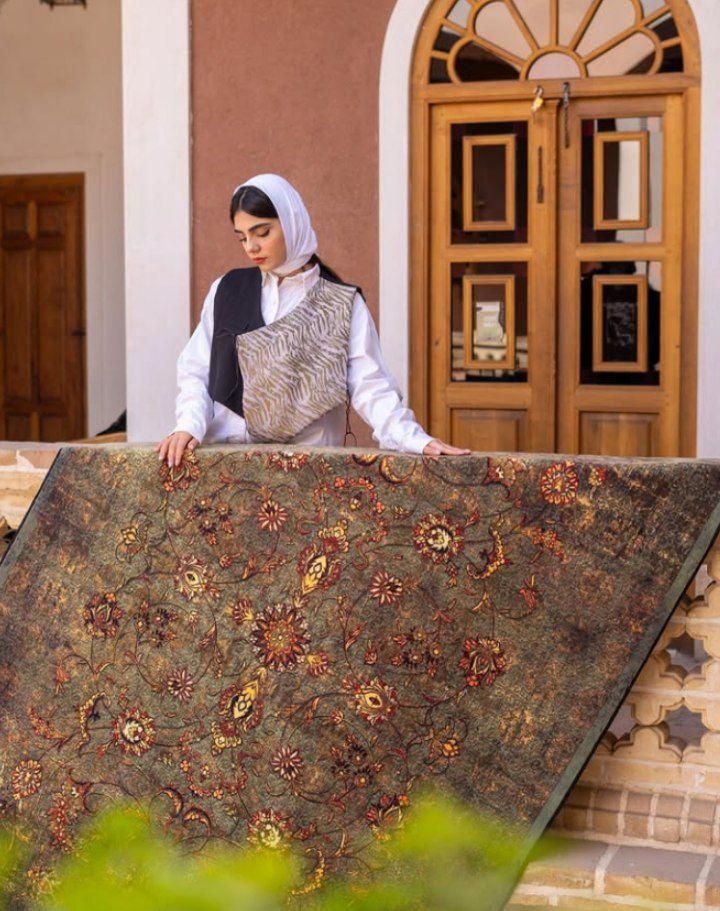 فرش هایی مدرن زیبا|فرش|شیراز, ریشمک|دیوار
