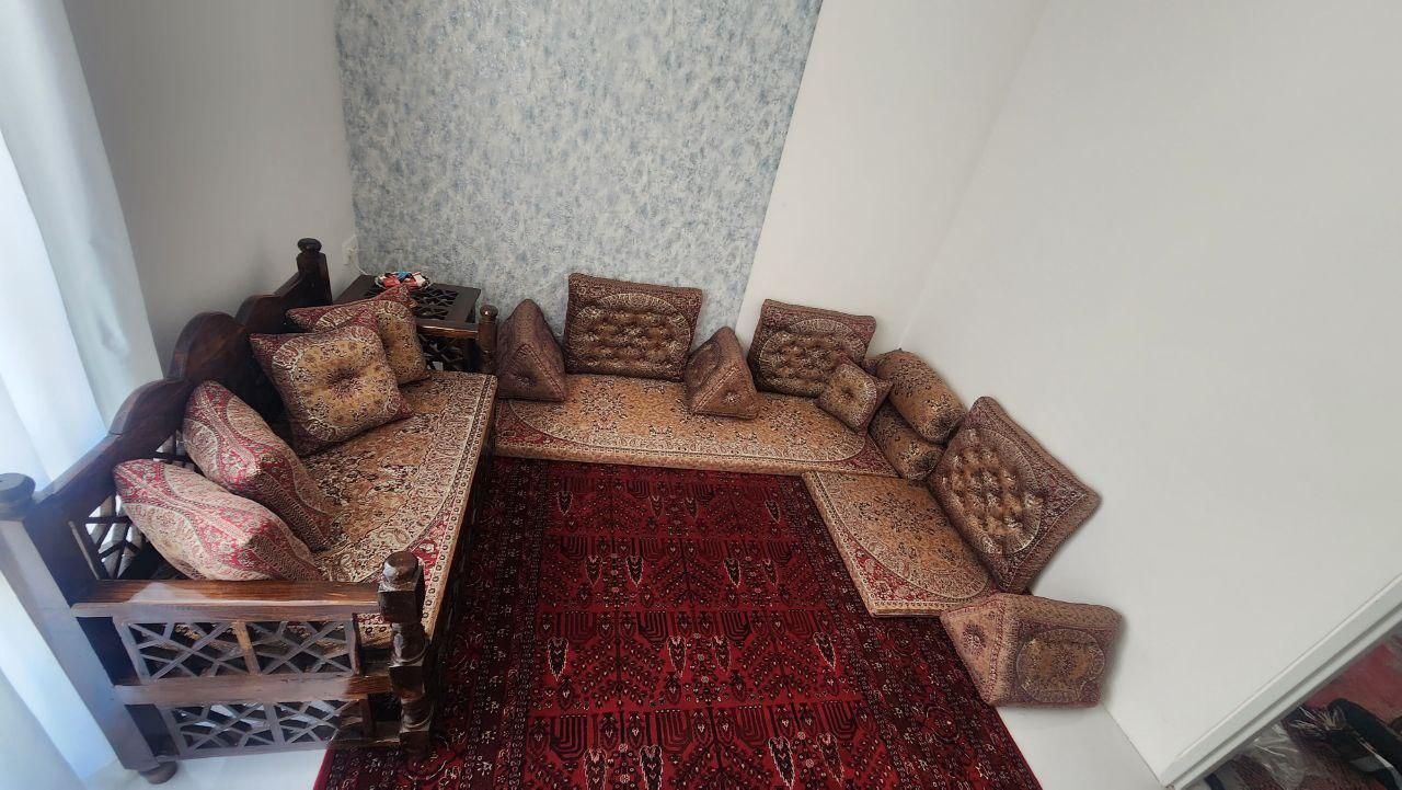 سرویس پشتی شاهنشین روتختی سنتی گره چینی ترمه|پشتی|مشهد, وکیل‌آباد|دیوار