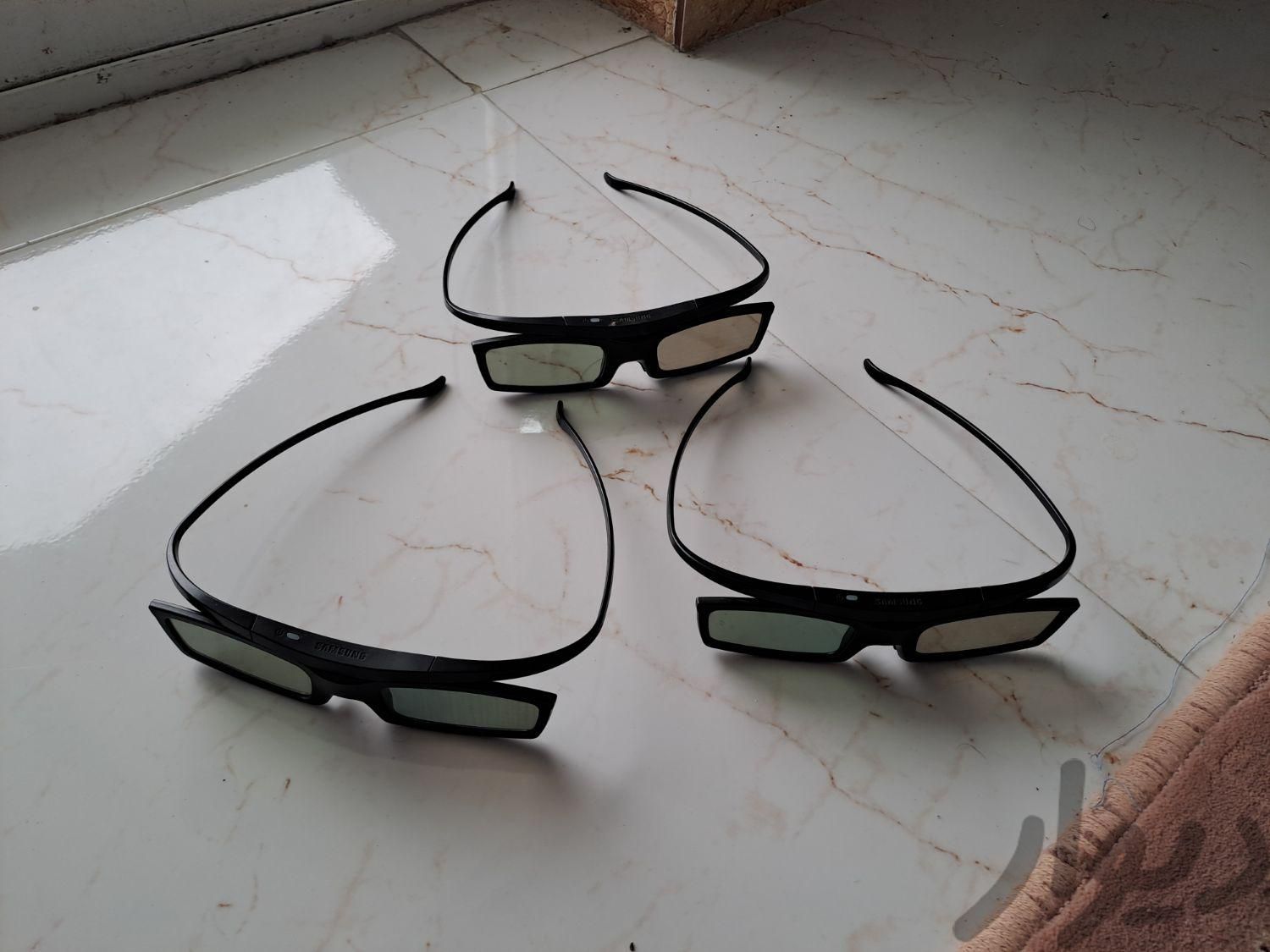 سه عدد عینک سه بعدی سامسونگ اصل|تلویزیون و پروژکتور|چمستان, |دیوار