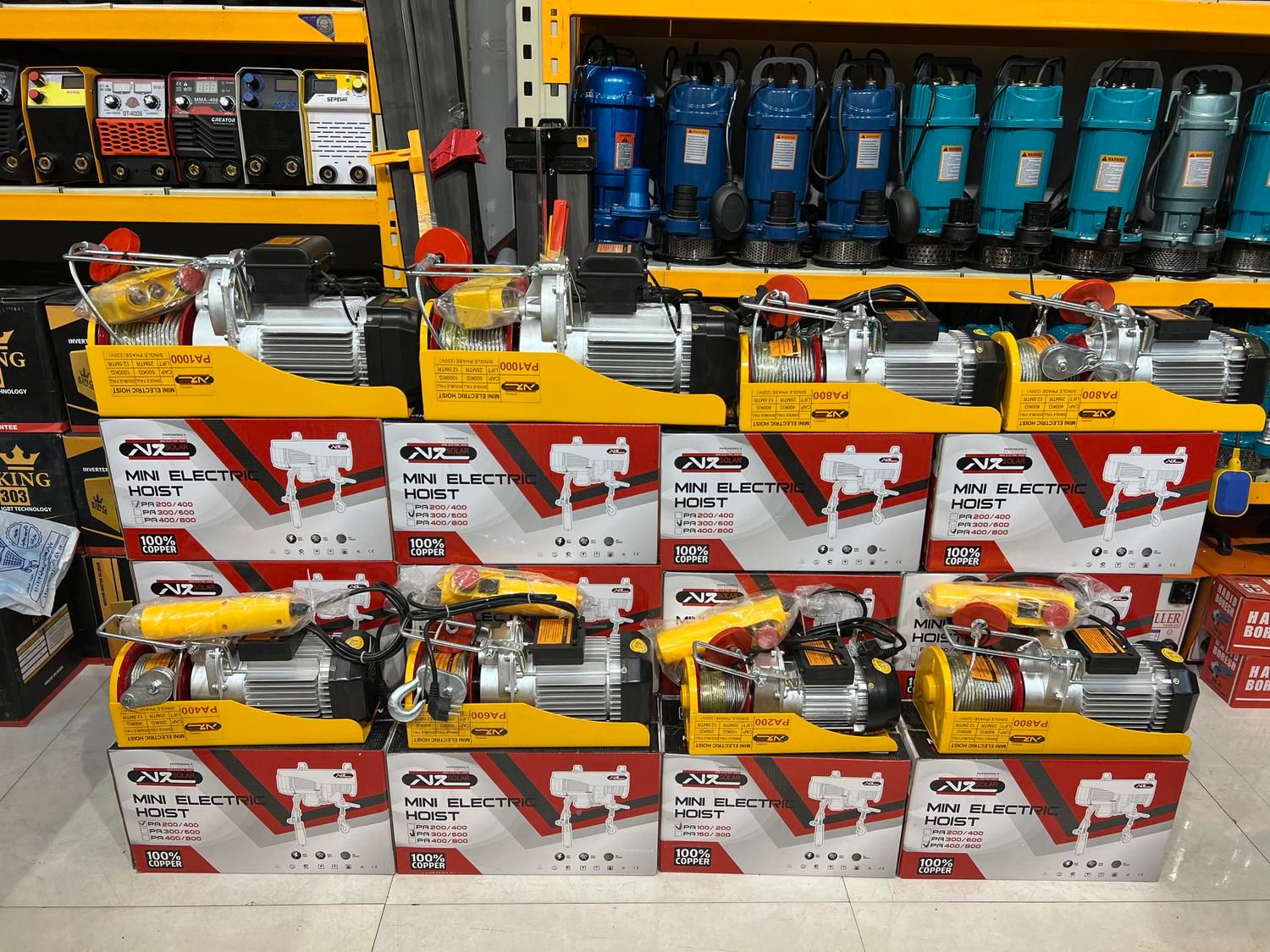 وینچ بالابر بنایی تمام مس گارانتی دار|ماشین‌آلات صنعتی|مشهد, هنرور|دیوار