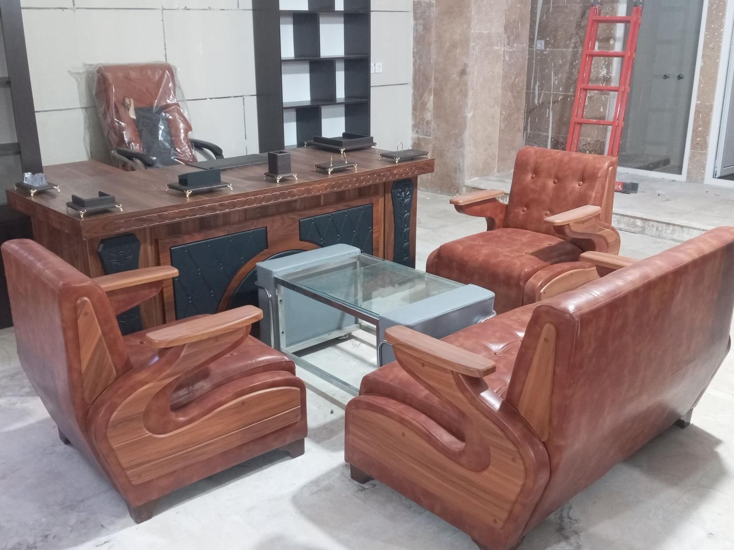 نیم ست اداری مبل اداری(تکی عمده)|دفتر کار|شیراز, بریجستون|دیوار