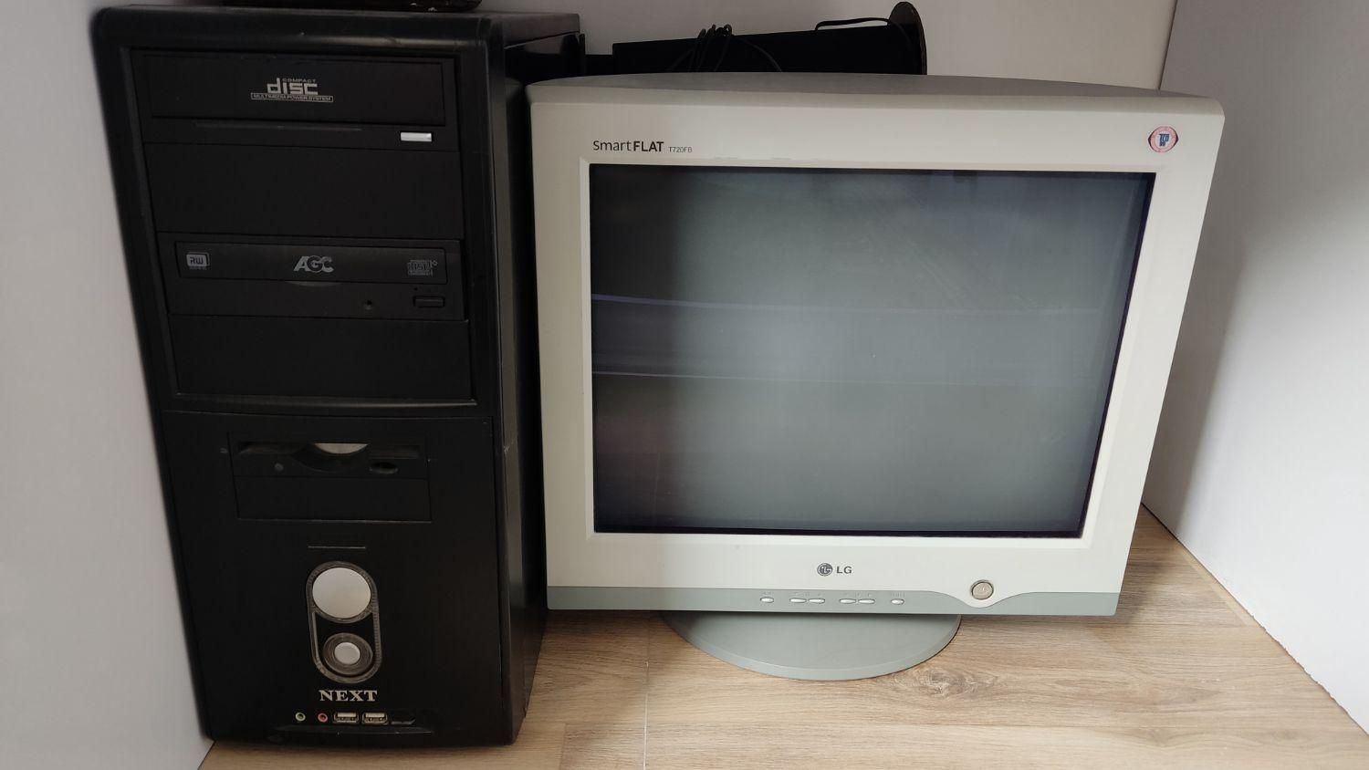 کامپیوتر کامل با مانیتور LG CRT|رایانه رومیزی|تبریز, |دیوار