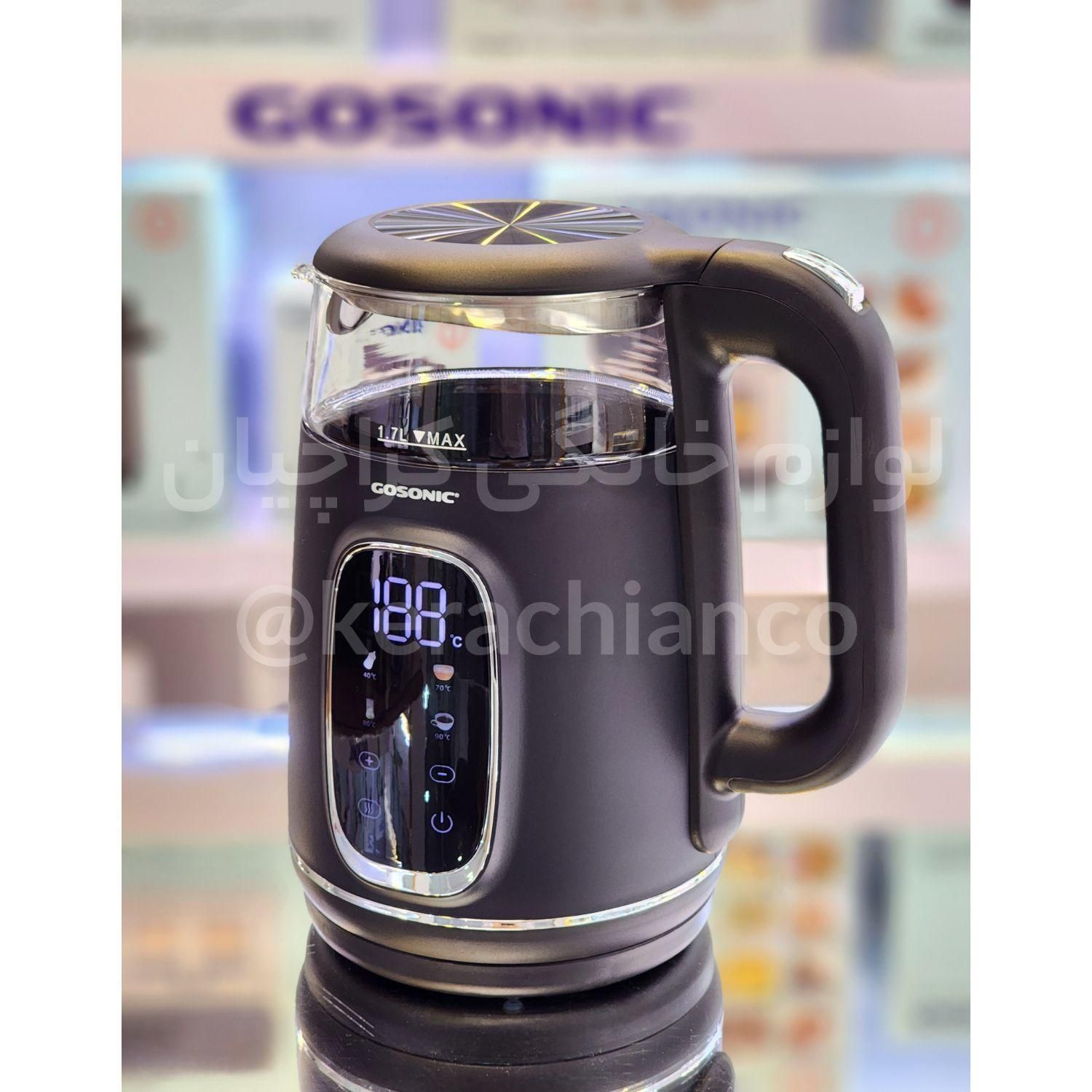 کتری برقی دیجیتال 770 گوسونیک|سماور، چای‌ساز، قهوه‌ساز|مشهد, کوشش|دیوار